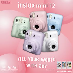 ฟูจิฟิล์ม ประเทศไทย เปิดตัว INSTAX mini 12 กล้องฟิล์มอินสแตนท์รุ่นใหม่ ชูดีไซน์สวยโดดโด่นในโทนพาสเทลสดใส